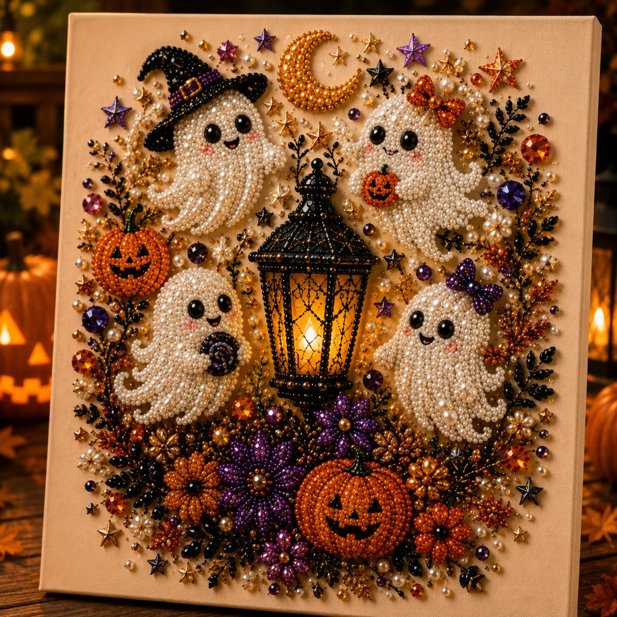 🎃 Halloween Pearl Diamond Art DIY Kit 👻