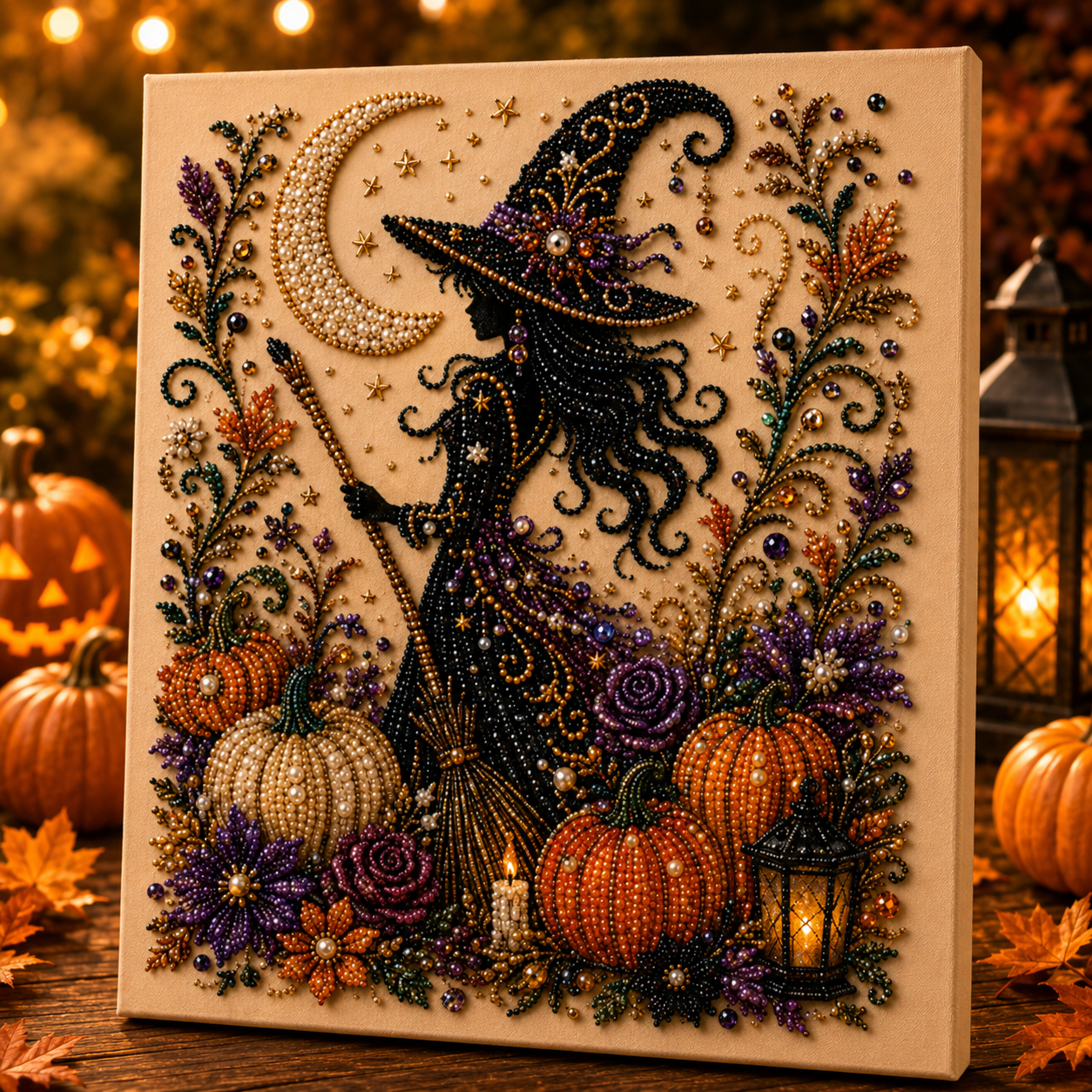 🎃 Halloween Pearl Diamond Art DIY Kit 👻
