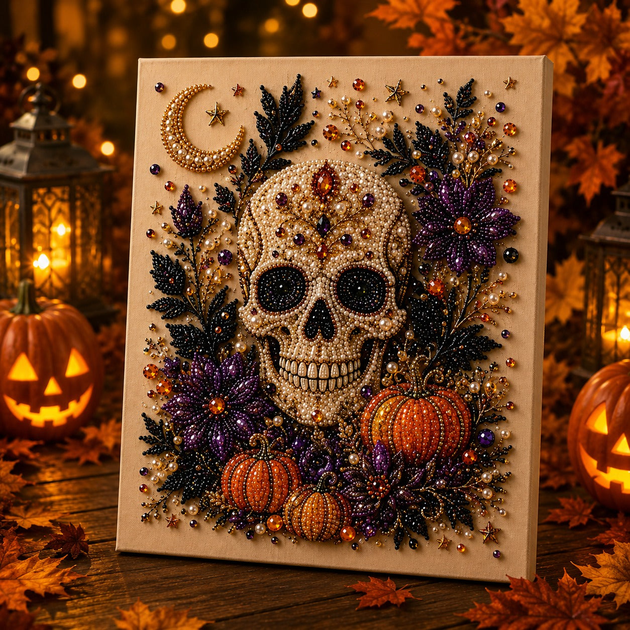 🎃 Halloween Pearl Diamond Art DIY Kit 👻