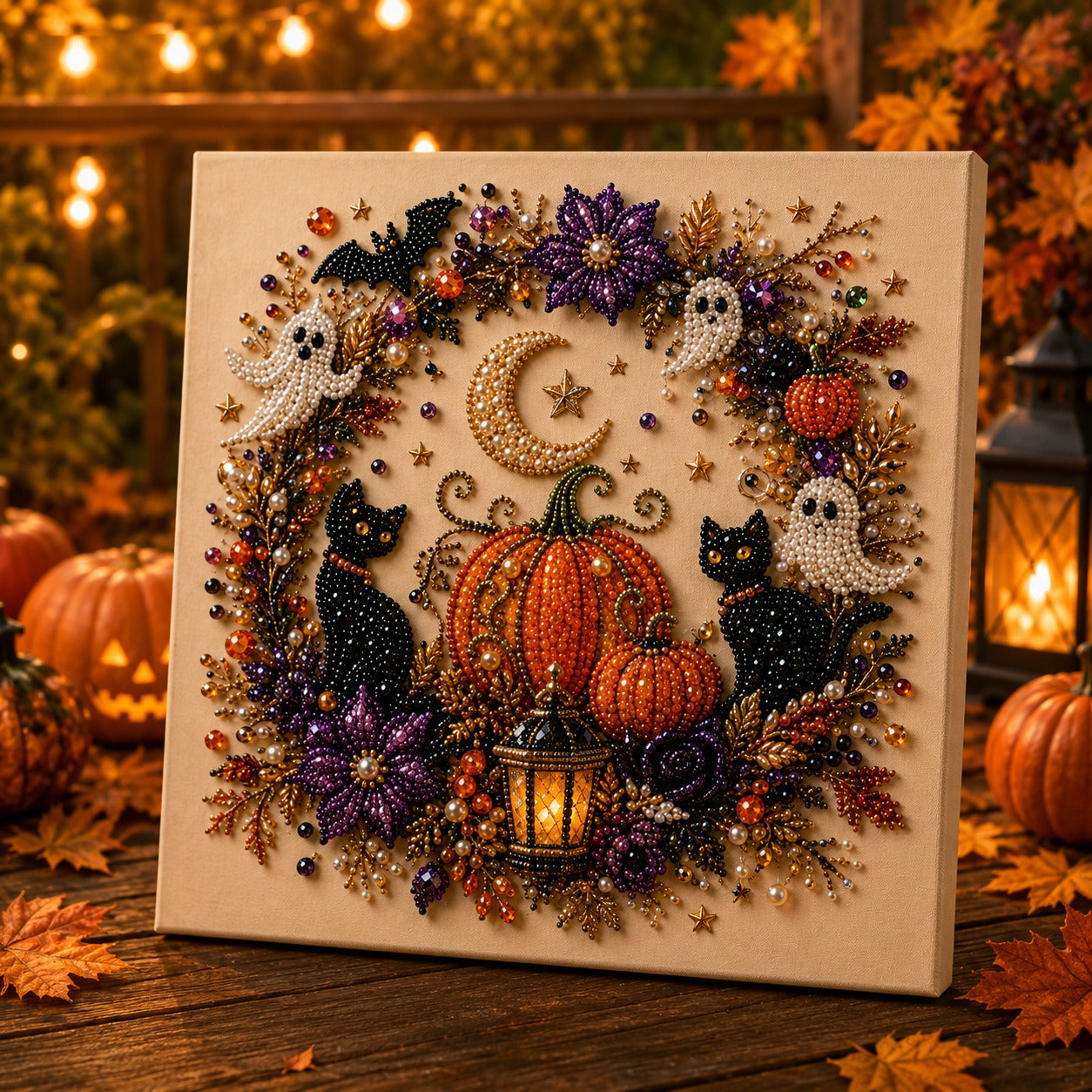 🎃 Halloween Pearl Diamond Art DIY Kit 👻