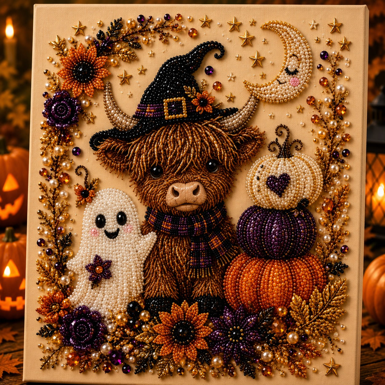 🎃 Halloween Pearl Diamond Art DIY Kit 👻