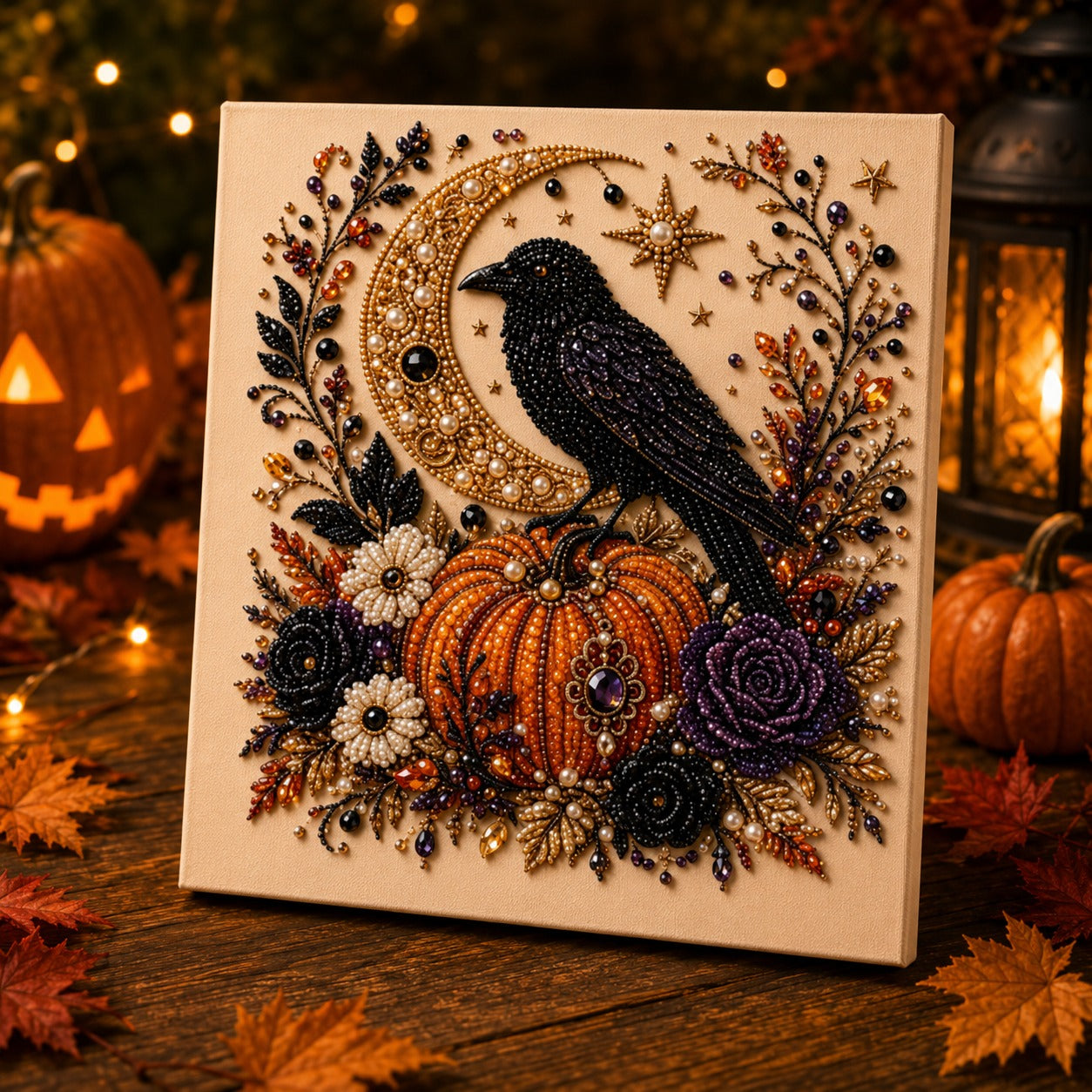 🎃 Halloween Pearl Diamond Art DIY Kit 👻