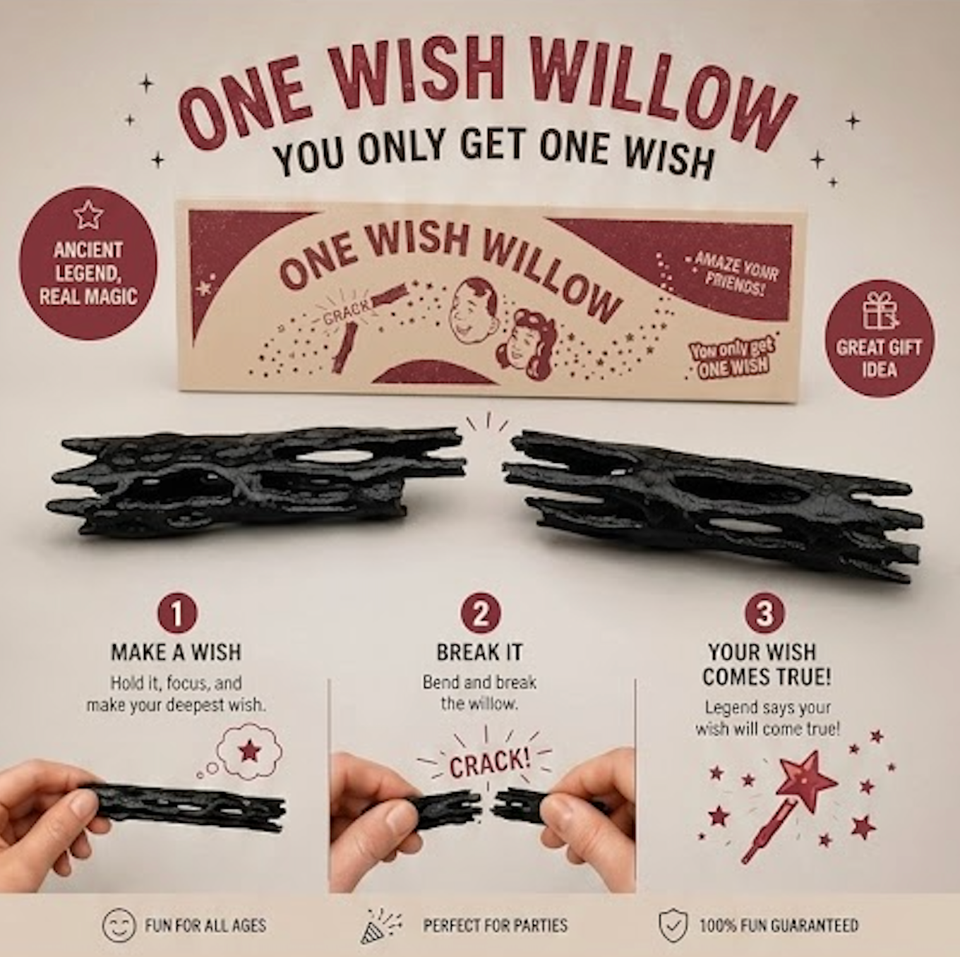 One Wish Willow Inspired, One Wish Willow Collectible, Horror Movie Inspired Prop, One Wish Wilow Display Prop, Scary Movie Fan Gift