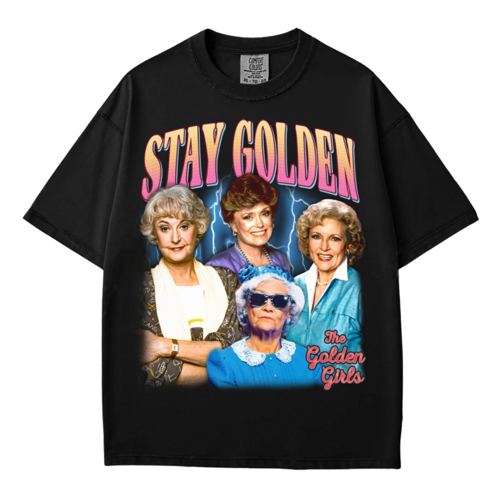 Stay Golden | The Golden Girls Movie Photo Bootleg 90s T-shirt