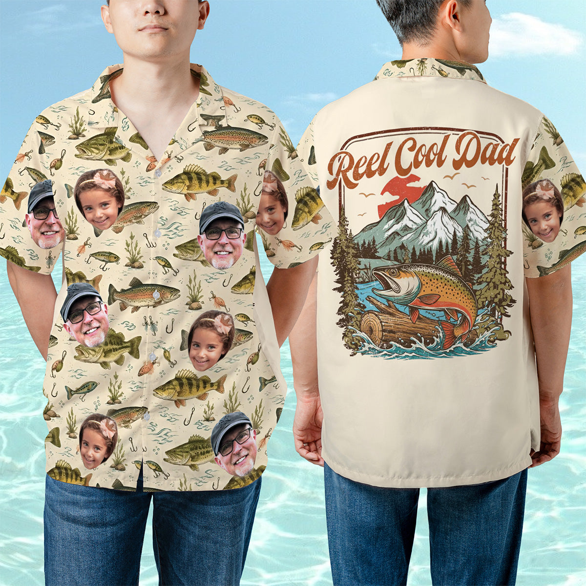 Custom Photos Hawaiian Personalized Shirt, Gifts for Dad, Gift For Pet Lovers