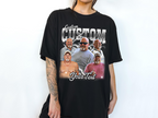 Custom Vintage Bootleg Dad Tee – Personalized Photo & Name, Premium Gift