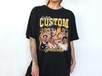 Custom Vintage Bootleg Photo + Name Tee