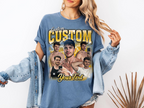 Custom Vintage Bootleg Photo + Name Tee