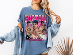 Custom Vintage Bootleg Photo + Name Tee