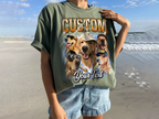 Custom Vintage Bootleg Pet Photo + Name Tee