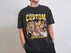 Custom Vintage Bootleg Photo + Name Tee