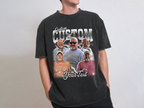 Custom Vintage Bootleg Dad Tee – Personalized Photo & Name, Premium Gift