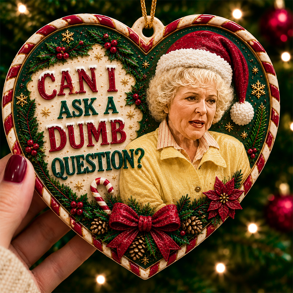Golden Girls Christmas Ornament, Rose Blanche Dorothy Sophia Ornament, 3D Relief Acrylic Ornament, Christmas Gift for Golden Girls Fans