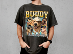 Custom Vintage Bootleg Pet Photo + Name Tee