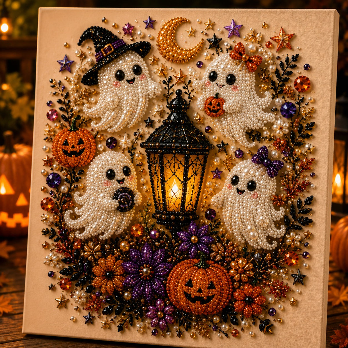 🎃 Halloween Pearl Diamond Art DIY Kit 👻