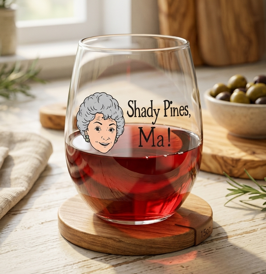 HOT!!! Golden Girls Wine Glasses Gifts, TV Show Merchandise Fans