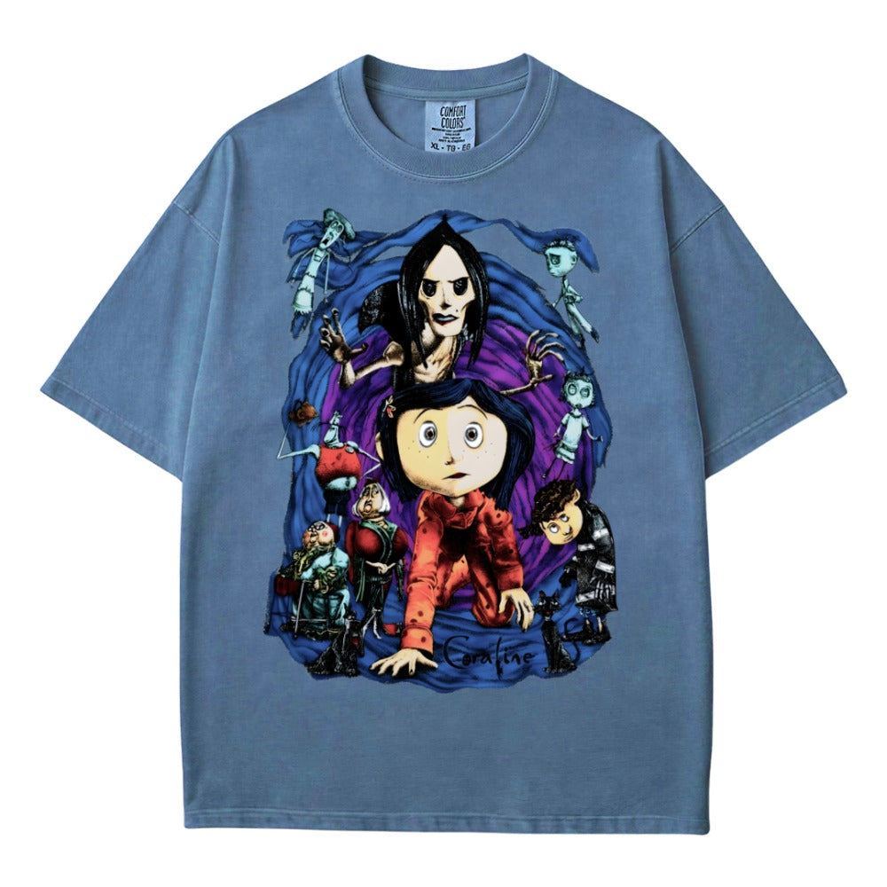 Coraline Other Mother Character Collage Graphic Unisex Tee