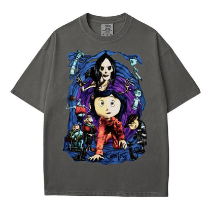 Movie Other Mother Character Collage Graphic Unisex Tee – view 3