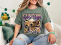 Custom Vintage Bootleg Pet Photo + Name Tee