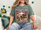 Custom Vintage Bootleg Pet Photo + Name Tee