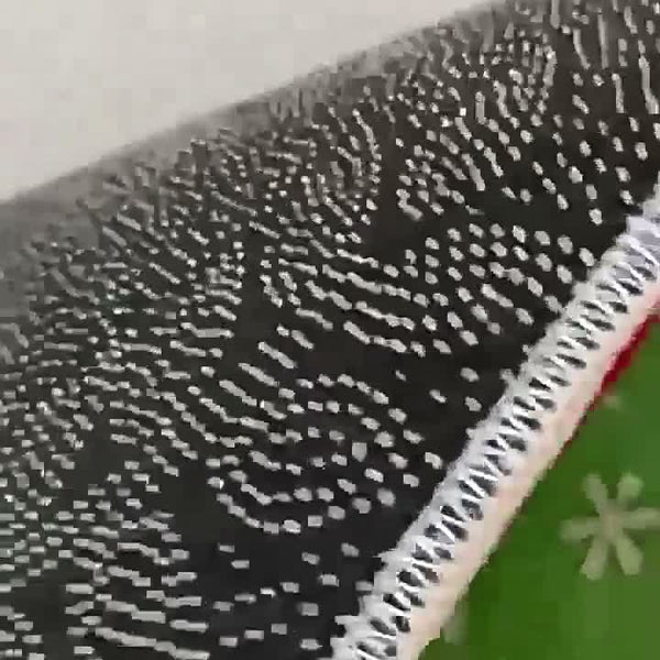 Stitched rug edge