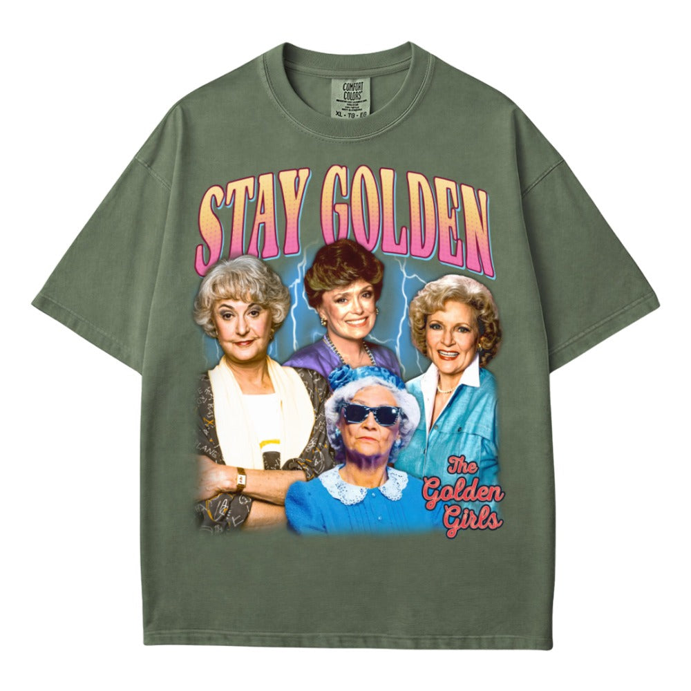 Stay Golden | The Golden Girls Movie Photo Bootleg 90s T-shirt