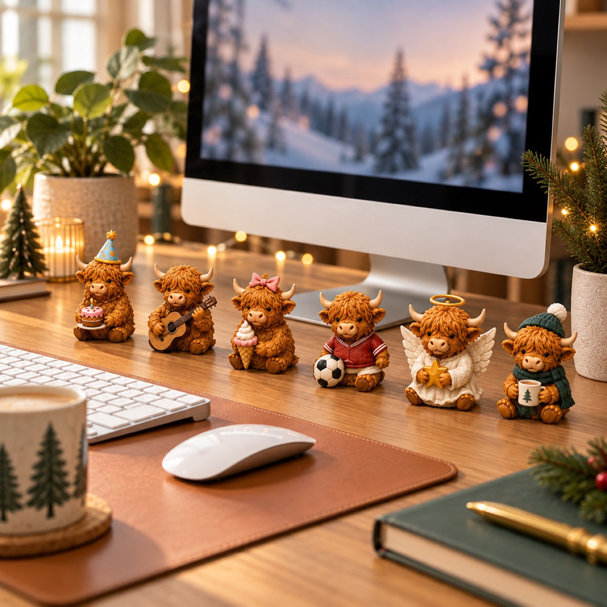 They Turn a Boring Desk Into a Happy Place