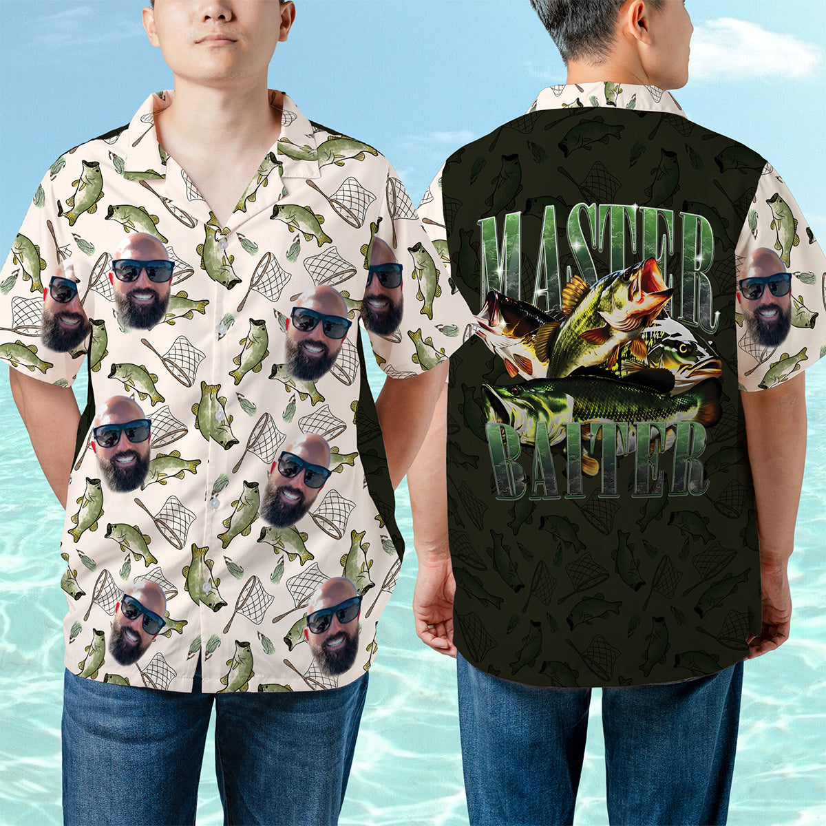 Custom Photos Hawaiian Personalized  Shirt, Gifts for Dad, Gift For Pet Lovers