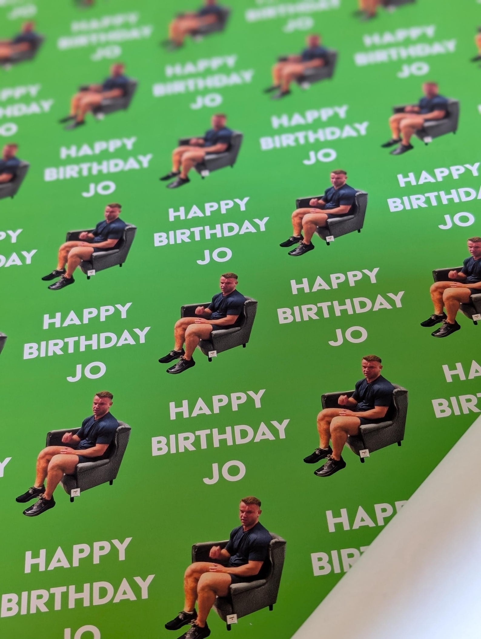 Personalized Face & Text Wrapping Paper | Custom Photo Heads Hilarious Gift Wrap