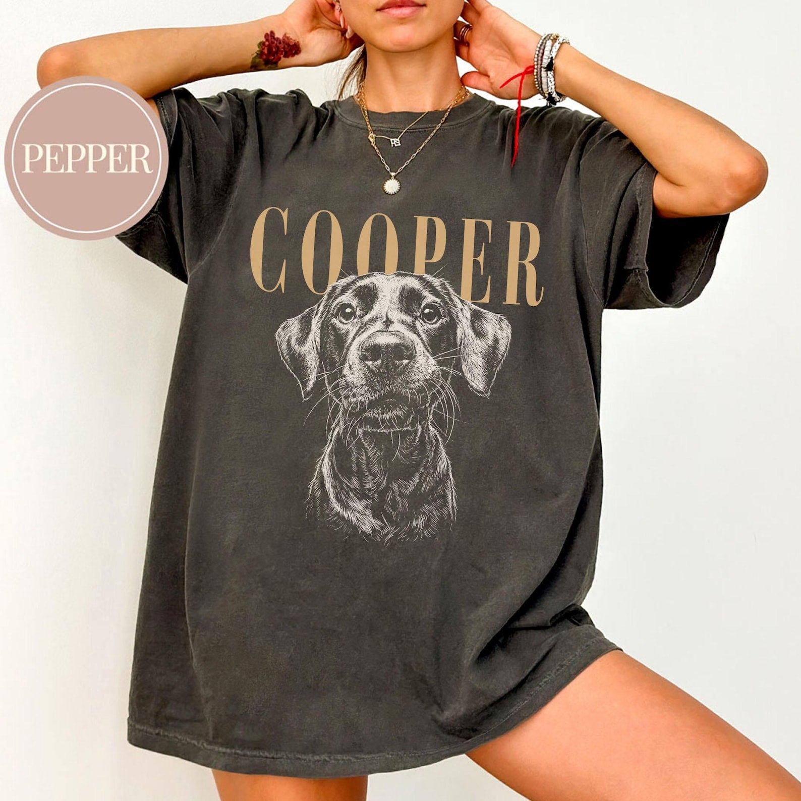 Custom Pet Photo And Name Shirt,Personalized Comfort Colors Pet Shirt,Customized Picture Dog Shirt,Dog Lover Gift,Cat Mom Gift,Pet Loss Gift