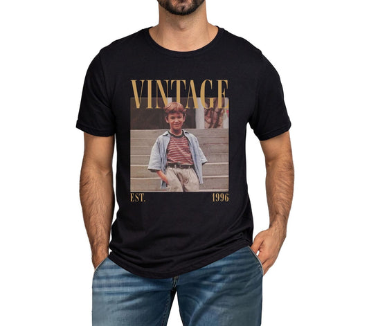 Custom Vintage Photo & Year Shirt – 30th, 40th Birthday Gift – view 2