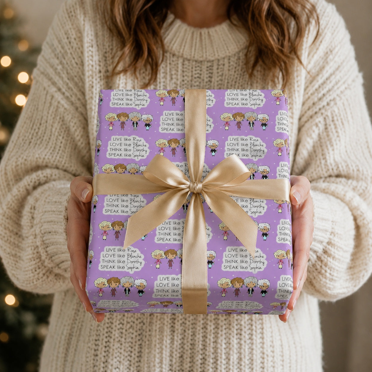 The Golden Girls Wrapping Paper | Cute Gift Wrap | Gifts For Birthday, Christmas, Holiday